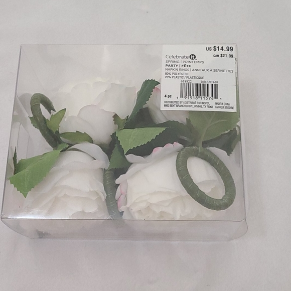 Flower Napkin Rings - Picture 6 of 7